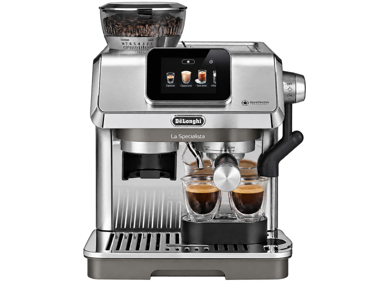 Cafetera De’Longhi La Specialista Touch EC9455M con pantalla táctil y espumado automático