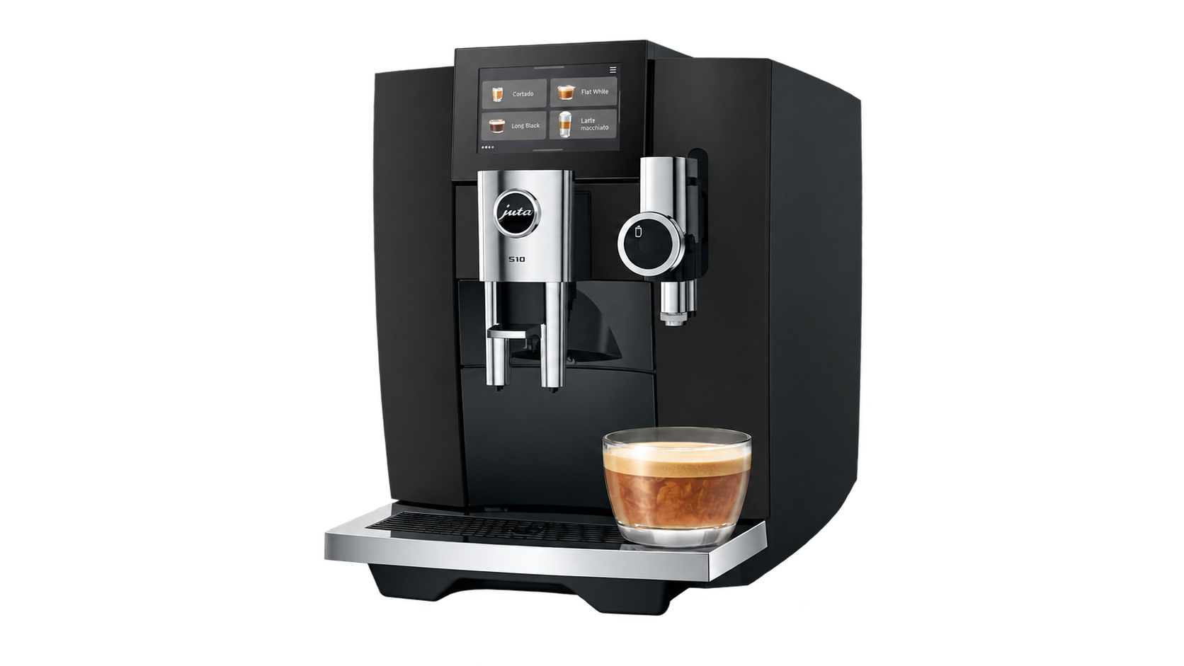 JURA S10 Obsidian Black automatic coffee machine