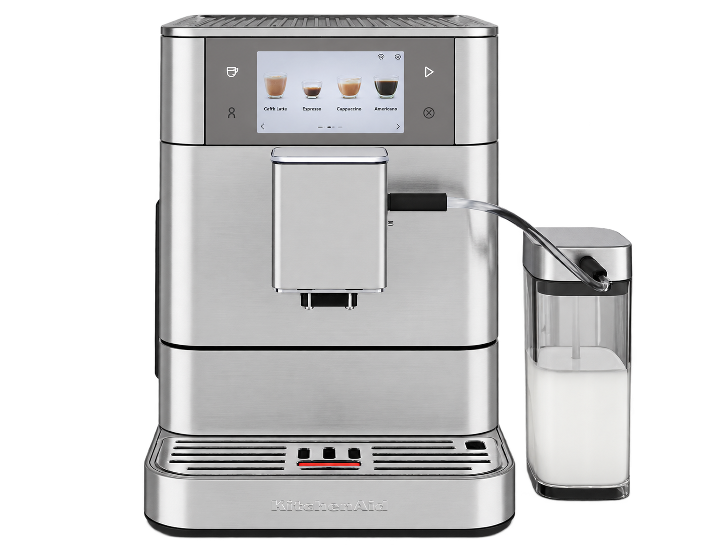 KitchenAid KF8 KES8558SX fully automatic espresso machine with milk container